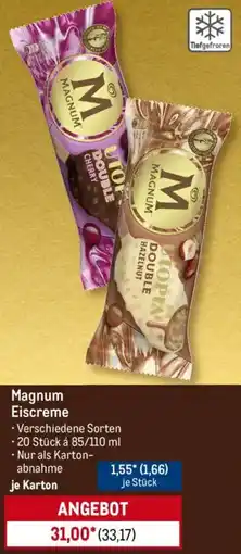 METRO Magnum Eiscreme Angebot