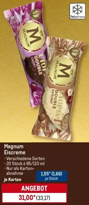 METRO Magnum Eiscreme Angebot