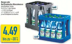 diska Margon oder Bad Brambacher Mineralwasser Angebot