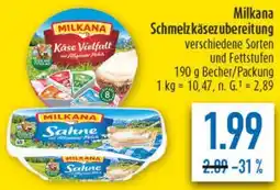 diska Milkana Schmelzkäsezubereitung Angebot
