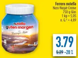 diska Ferrero nutella Angebot