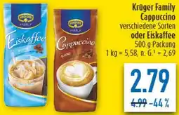 diska Krüger Family Cappuccino oder Eiskaffee Angebot