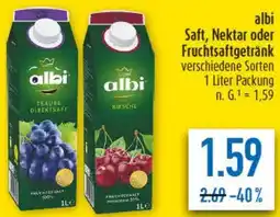 diska albi Saft, Nektar oder Fruchtsaftgetränk Angebot