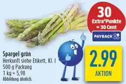 diska Spargel grün Angebot