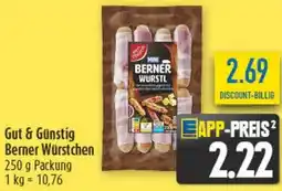 diska Gut & Günstig Berner Würstchen Angebot