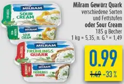diska Milram Gewürz Quark oder Sour Cream Angebot