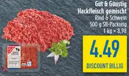 diska Gut & Günstig Hackfleisch gemischt Angebot