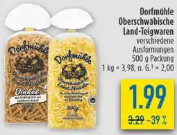 diska Dorfmühle Oberschwäbische Land-Teigwaren Angebot