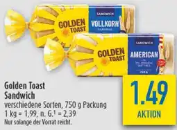 diska Golden Toast Sandwich Angebot