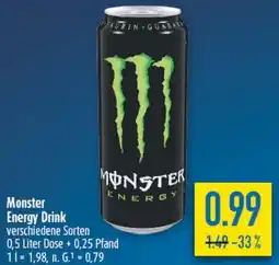 diska Monster Energy Drink Angebot