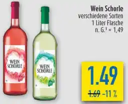 diska Wein Schorle Angebot