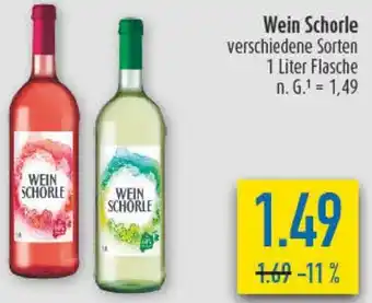 diska Wein Schorle Angebot