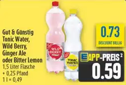 diska Gut & Günstig Tonic Water, Wild Berry, Ginger Ale oder Bitter Lemon Angebot