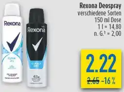 diska Rexona Deospray Angebot