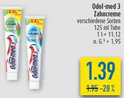 diska Odol-med 3 Zahncreme Angebot