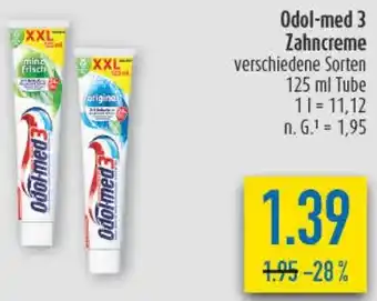 diska Odol-med 3 Zahncreme Angebot