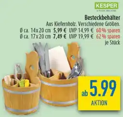 diska KESPER Besteckbehälter Angebot