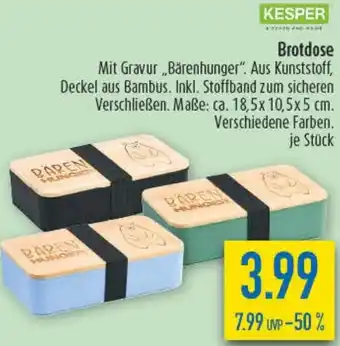 diska KESPER Brotdose Angebot