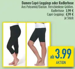 diska Damen Capri-Leggings oder Radlerhose Angebot