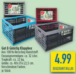 diska Gut & Günstig Klappbox Angebot