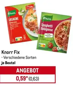 METRO Knorr Fix Angebot
