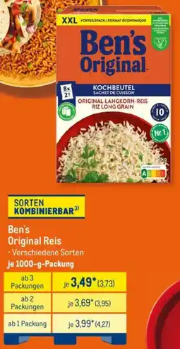 METRO Ben's Original Reis Angebot
