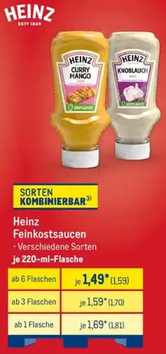 METRO Heinz Feinkostsaucen Angebot