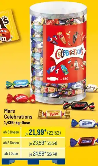 METRO Mars Celebrations Angebot