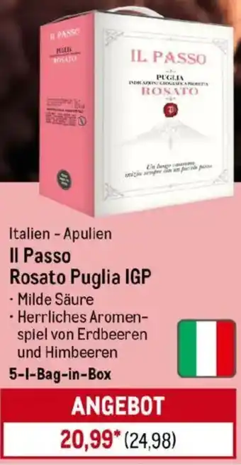 METRO Il Passo Rosato Puglia IGP Angebot