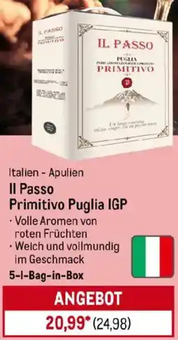 METRO Il Passo Primitivo Puglia IGP Angebot