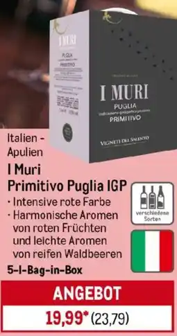 METRO I Muri Primitivo Puglia IGP Angebot