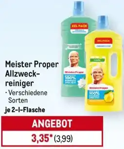 METRO Meister Proper Allzweckreiniger Angebot