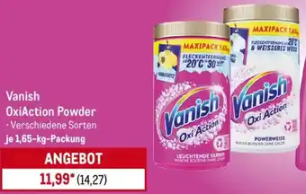 METRO Vanish OxiAction Powder Angebot