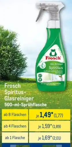 METRO Frosch Spiritus Glasreiniger Angebot