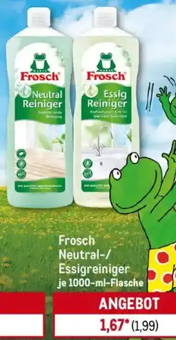 METRO Frosch Neutral-/ Essigreiniger Angebot