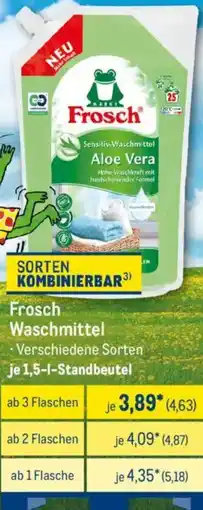 METRO Frosch Waschmittel Angebot
