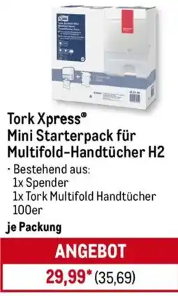 METRO Tork Xpress Mini Starterpack für Multifold-Handtücher H2 Angebot