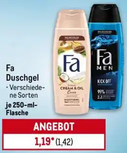 METRO Fa Duschgel Angebot