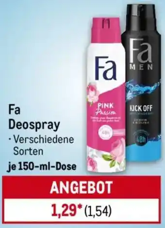 METRO Fa Deospray Angebot