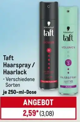 METRO Taft Haarspray/ Haarlack Angebot