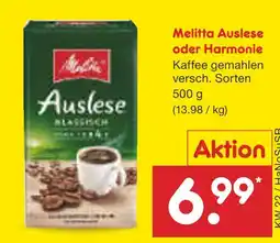 Netto Marken-Discount Melitta auslese oder harmonie Angebot