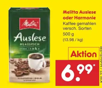 Netto Marken-Discount Melitta auslese oder harmonie Angebot