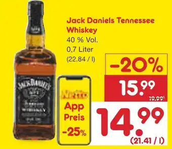 Netto Marken-Discount Jack daniels tennessee whiskey Angebot