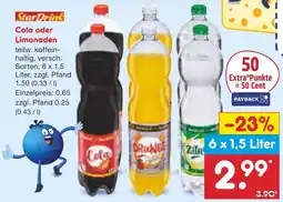 Netto Marken-Discount Star drink cola oder limonaden Angebot
