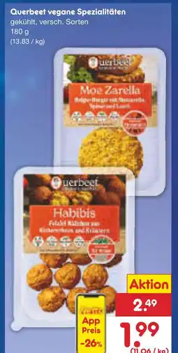 Netto Marken-Discount Querbeet vegane spezialitäten Angebot
