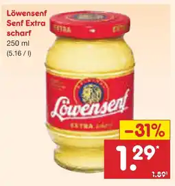 Netto Marken-Discount Löwensenf senf extra scharf Angebot