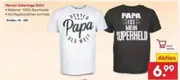 Netto Marken-Discount Herren vatertags-shirt Angebot
