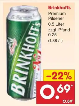 Netto Marken-Discount Brinkhoffs premium pilsener Angebot