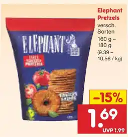 Netto Marken-Discount Elephant pretzels Angebot