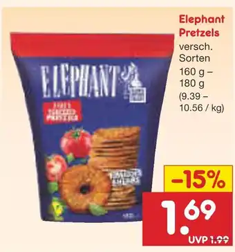 Netto Marken-Discount Elephant pretzels Angebot